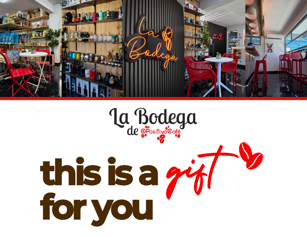 Gift Card de La Bodega de O Positivo Café